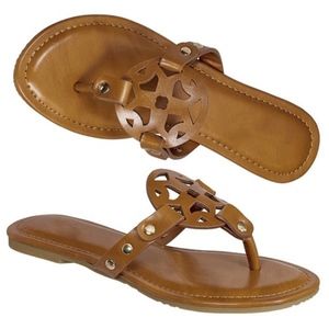 TAN PIERRE DUMAS LIMIT-20 SANDAL